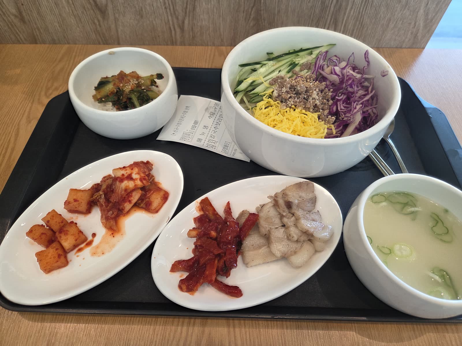 仁川空港で食べた激辛の韓国料理